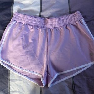 Pink soft active shorts